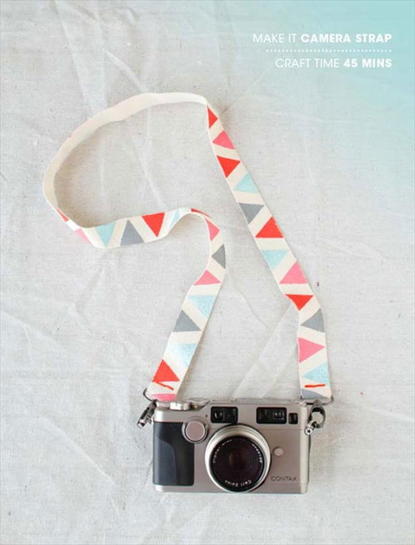 DIY Gifts for Teens - DIY Camera Strap - Cool Ideas for Girls and Boys,