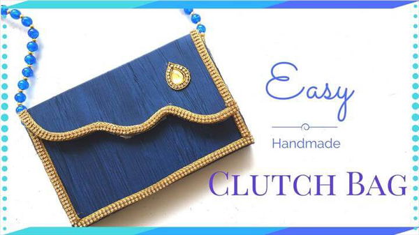 DIY Clutch Bag Tutorial - New Cardboard Clutch Bag 