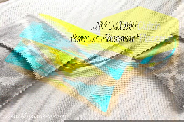 DIY Clutch from a Placemat
