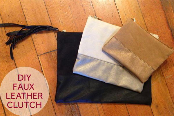 Simple Leather Clutch