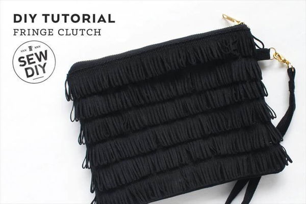 DIY Fringe Clutch Tutorial