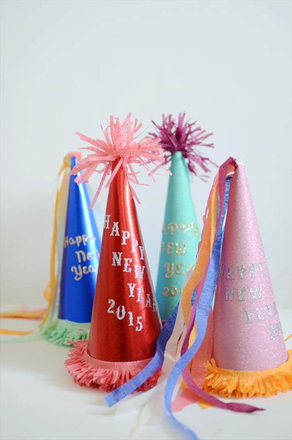 diy: new year's eve party hats