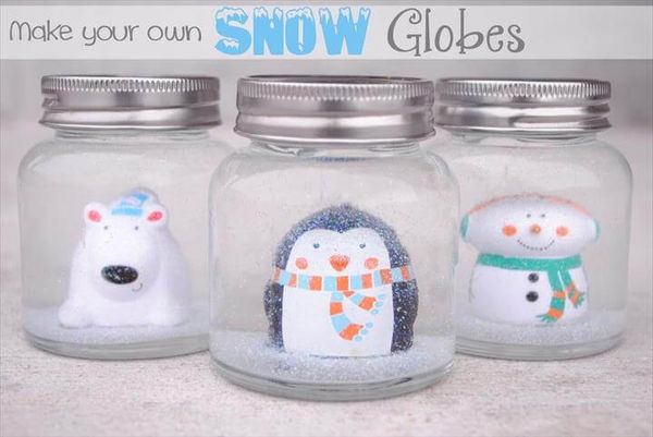 DIY Snow Globes for Kids