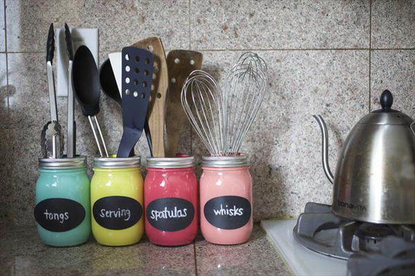 DIY Mason Jar Organizer