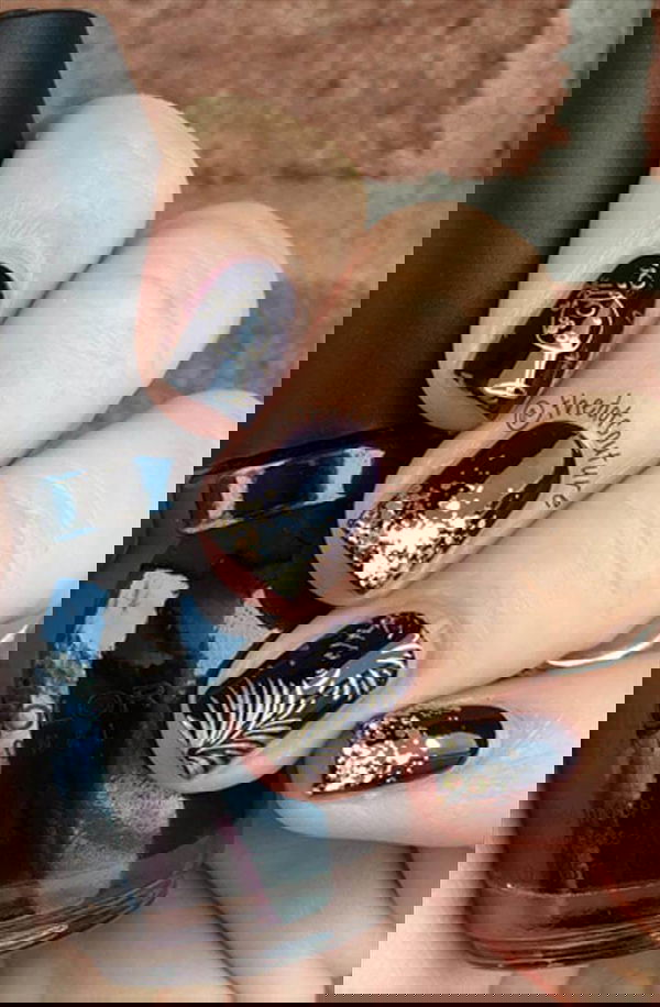 Nail Art. New Year's