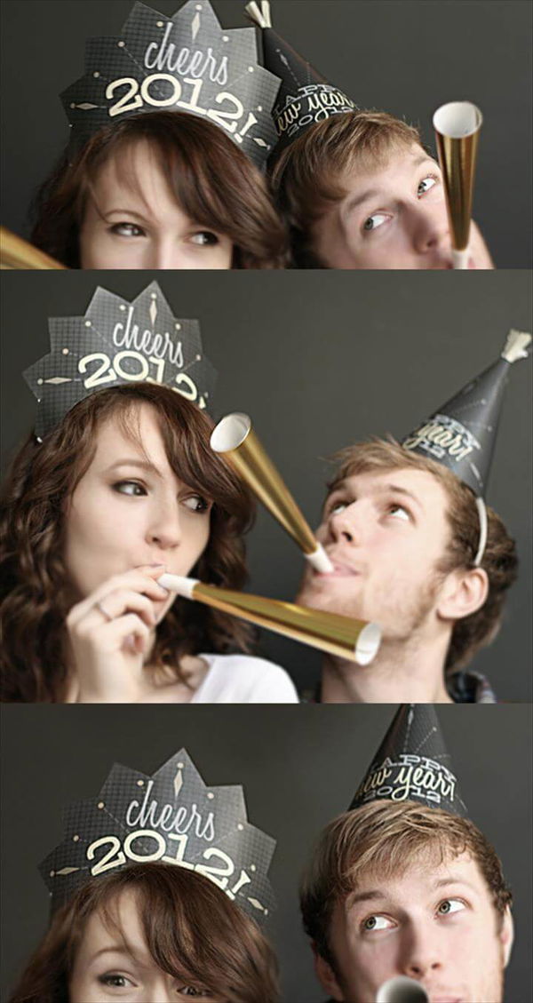 New Years Party Hats Printables