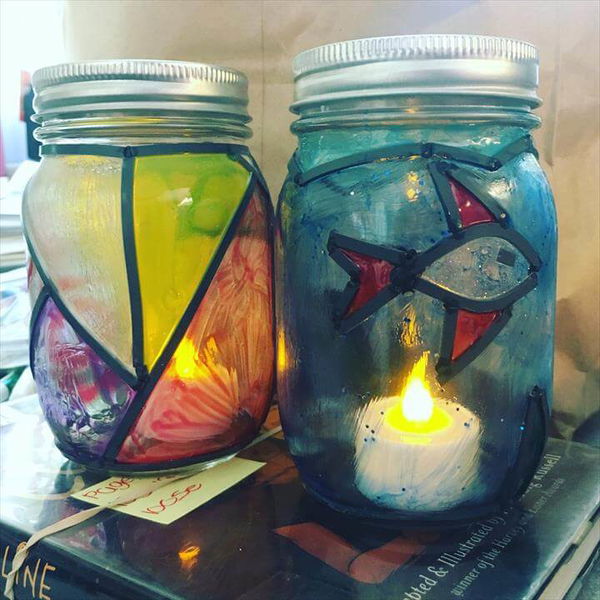 Teen Summer Crafts - Mosaic Mason Jars ...