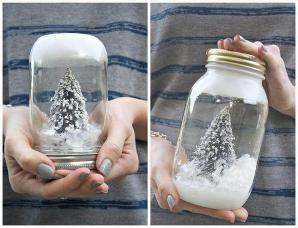 winter fun, snow globe, handmade