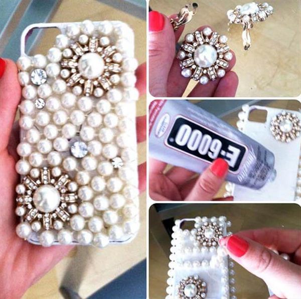 DIY iPhone Case Makeovers - Pearl iPhone Case 