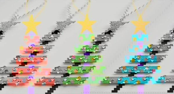 Popsicle Sticks Christmas Crafts 