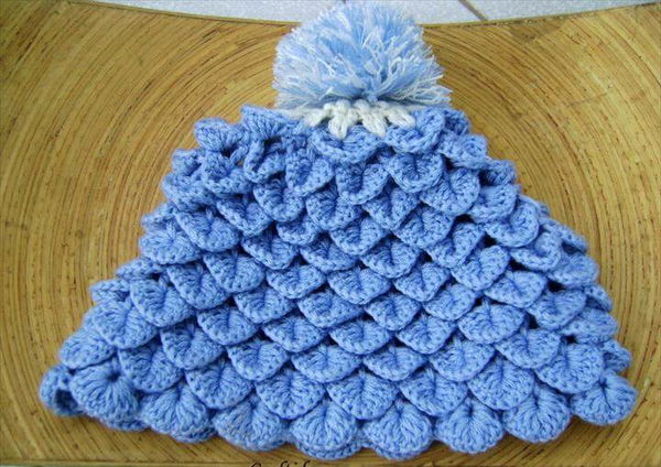 Free Crochet Baby Hat Patterns | Crochet hat for kids: crochet crocodile hat - Craft Ideas - Crafts for .