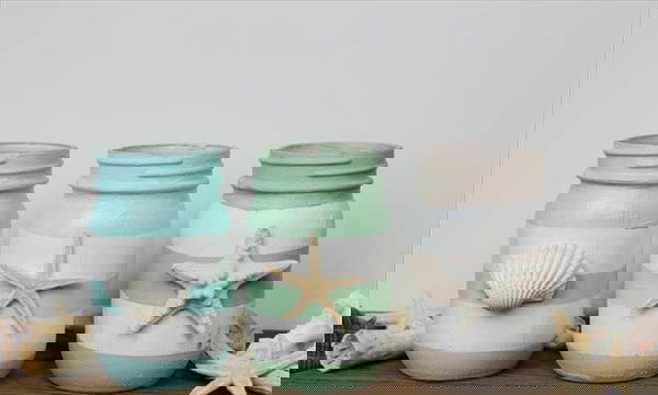 Craftista Spring Inspired Mason Jars Editorial Tori Spelling