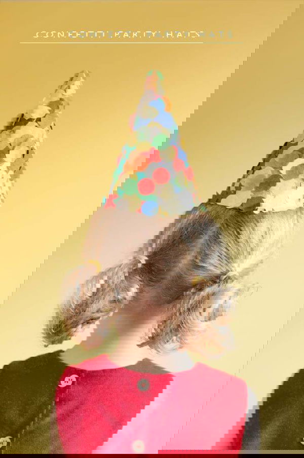 Confetti Party Hats DIY
