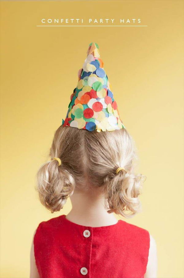 Confetti Party Hats DIY