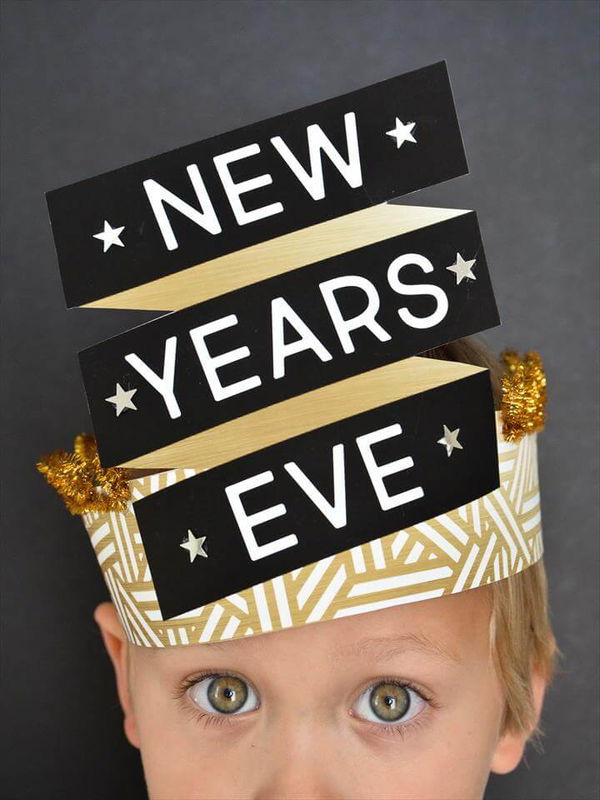 DIY New Year's Eve Hats