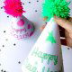 New Year's Eve Party Hat Printables - Use the templates to decorate your own or