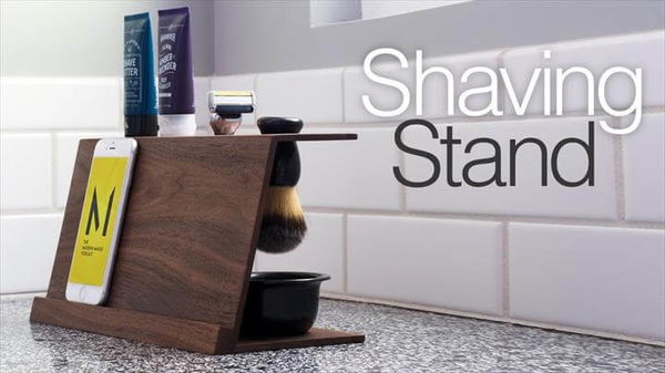 Simple DIY Shaving Stand, Easy Woodworking Projects