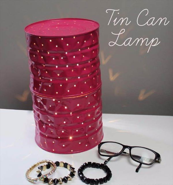 Tin Can Lamp - DIY Projects for Teens