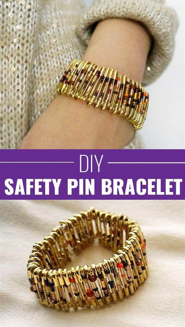 17 Diy Safety Pin Craft Tutorials Safety Pins Life Hacks
