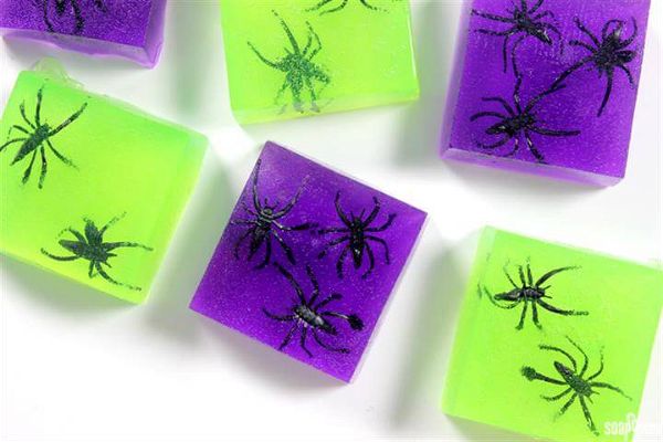 Creepy Crawly Spider Soap Jellies