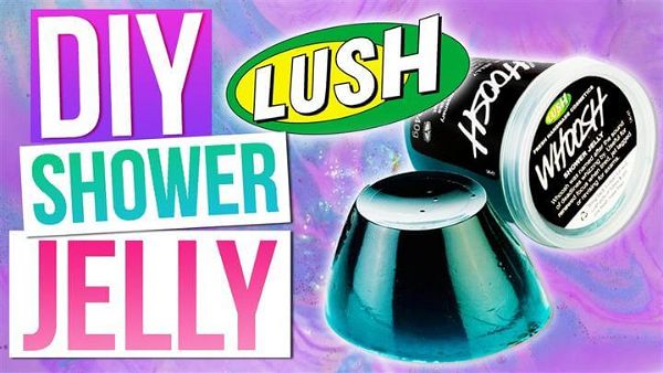 DIY LUSH SHOWER JELLY + Demo! SUPER EASY AND INEXPENSIVE