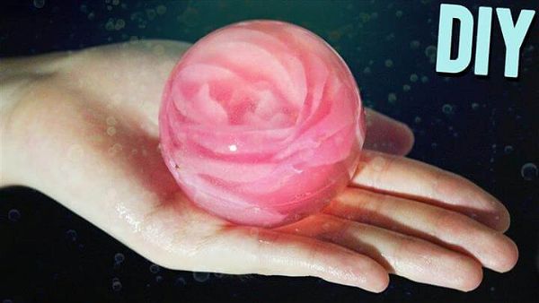 DIY Flower Jelly Raindrop Soap