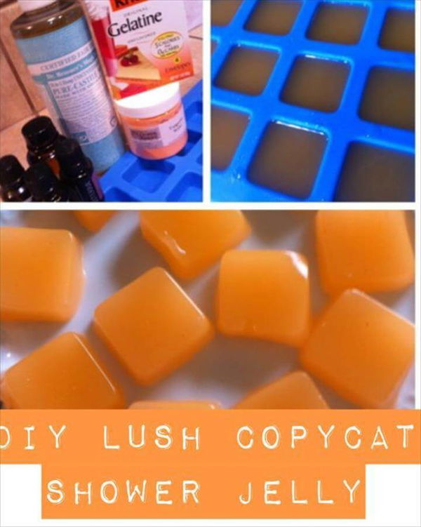 Shower Jellies Diy, Lush Shower Jelly, Bath Jellies, Homemade Gifts, Diy Gifts, Diy Shower, Shower Tabs, Homemade Shower Gel, Jelly Soap,