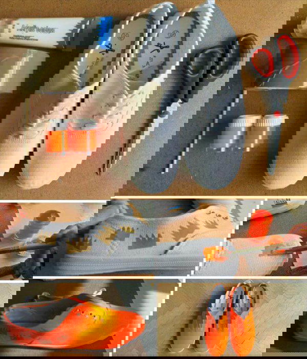 DIY Sneakers, DIY Sneakers – From Plain White To Neon Orange In 3 Steps