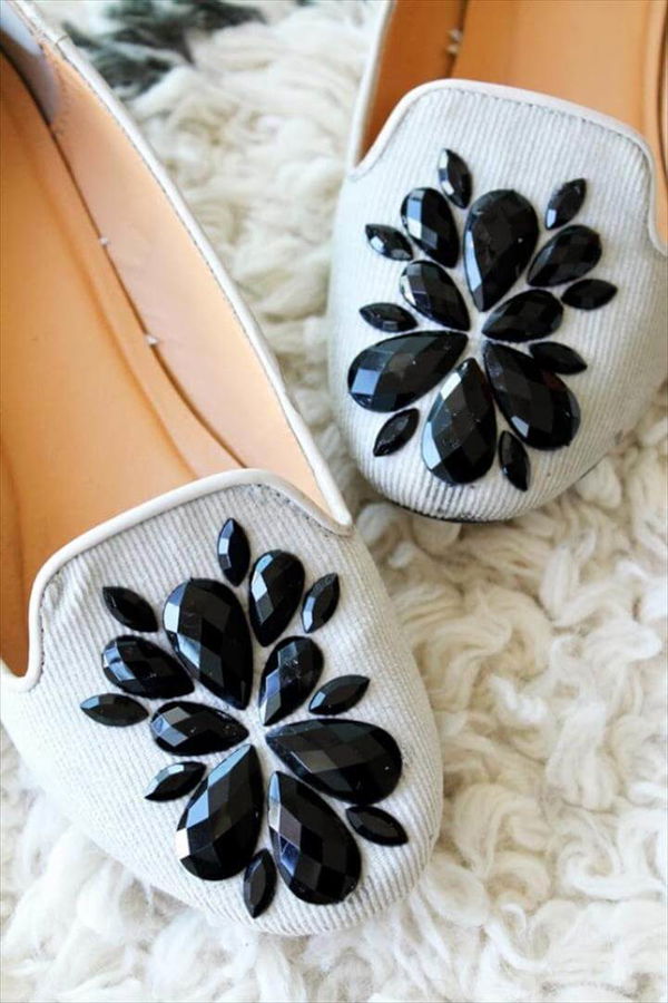 DIY Shoe Makeovers - Embellished Loafers - Cool Ways to Update, Decorate, Paint,