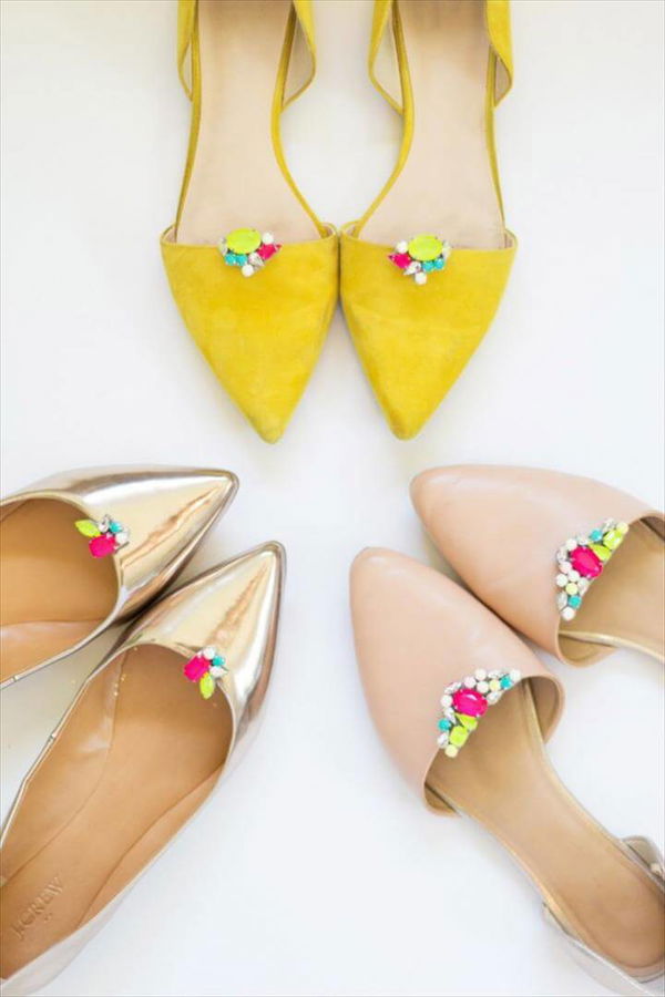 Fun and Easy DIY Shoe Makeover Ideas, diy gemstone shoe clips, Shoe Refashion, Shoe Clips, Scrooge Mcduck, Clothes Crafts, Diy Home Crafts, Diy Accessories, Diy Jewelry, Gemstones, Diy Projects,Shoe Clips, Scrooge Mcduck, Gemstone,Diy Kits, Darby Smart, Shoe Clips, General Crafts,, Diy Shoe Diy Tutorial, Crafty, Cord, Gemstones,