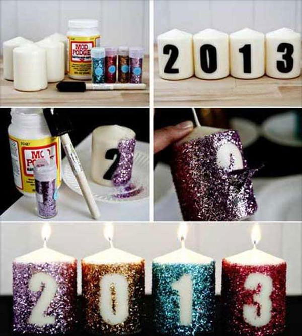 Glitter Candles, Diy Candles, Gold Glitter, Glitter Letters, Floating Candles, Glitter Art, New Years Eve Party, Grad Parties, Noel Christmas, New Years Eve Party Ideas, Decorations, Glitter Candles, Diy Candles, Flameless Candles, Nouvel An, Christmas Diy, Christmas Garlands, Holiday Fun, Christmas Projects, Diy Candles, Candle Decorations, Glitter Candles, Easy Decorations, White Candles, Blue Christmas, Christmas Crafts, Homemade Christmas, Christmas Deco, Diys, Diy New Years Eve Decorations, Diy Party Decorations, Glitter Decorations, Party Centerpieces, Centerpiece Ideas, Glitter Candles, Diy Candles, Gold Candles,Modge Podge Glitter, Candle Making, Glitter Candles, Crafty, Diy Crafts, Lighting, Husband, Decor, Holiday, diy to make, Glitter New Years Candles Decoration