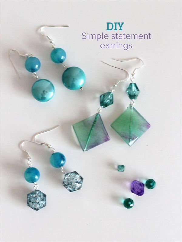 Simple Statement Earrings tutorials