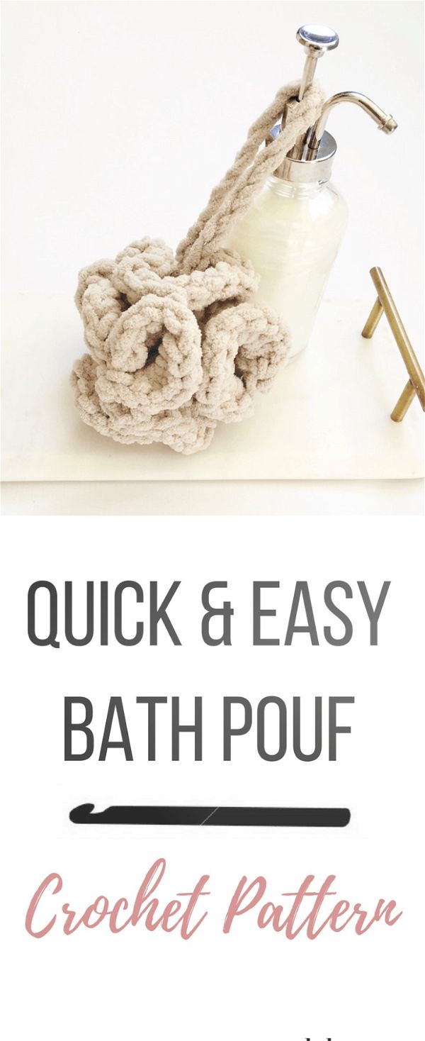 Quick Crochet Bath Pouf Pattern