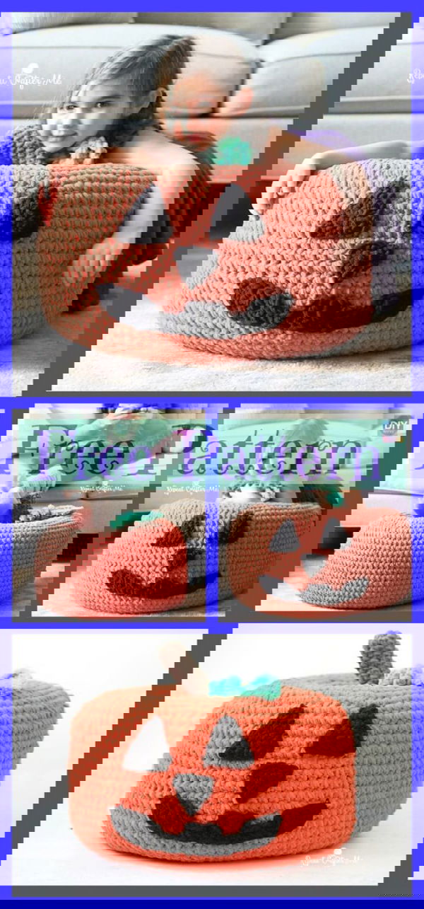 Crochet Colorful Pouf Free Patterns