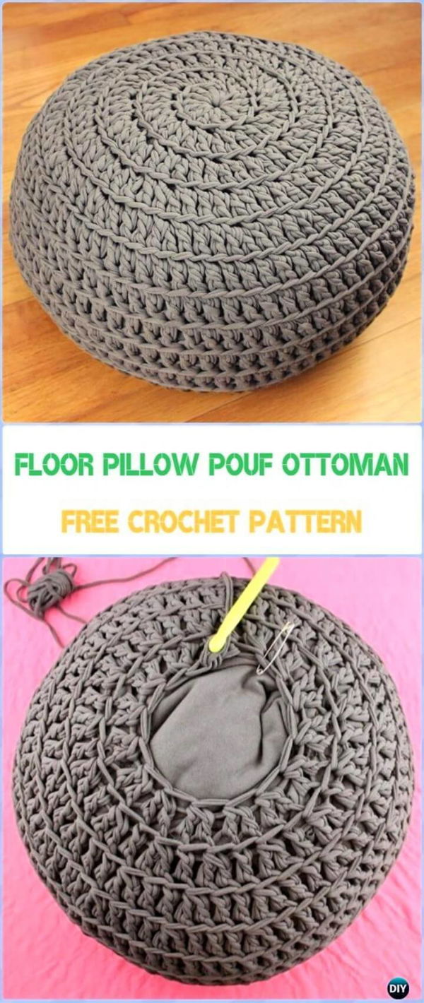 Floor Pillow Pouf Ottoman