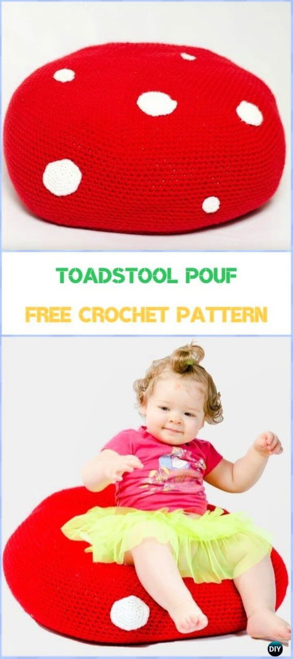 Toadstool Pouf