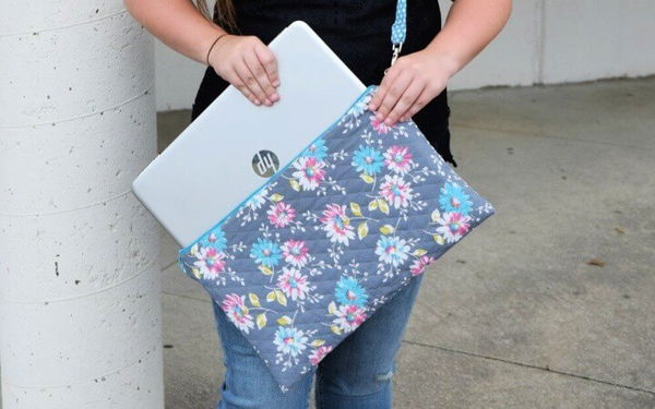 Back to School DIY Laptop Bag