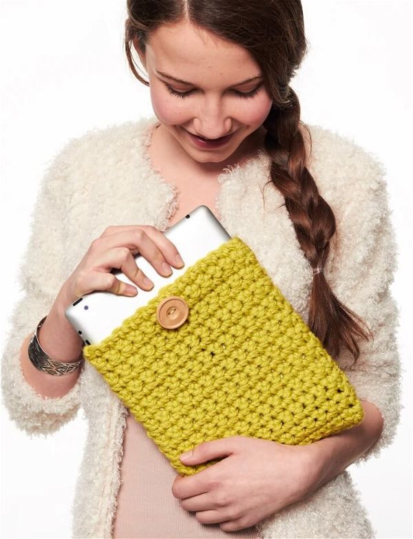 Crocheted iPad Case