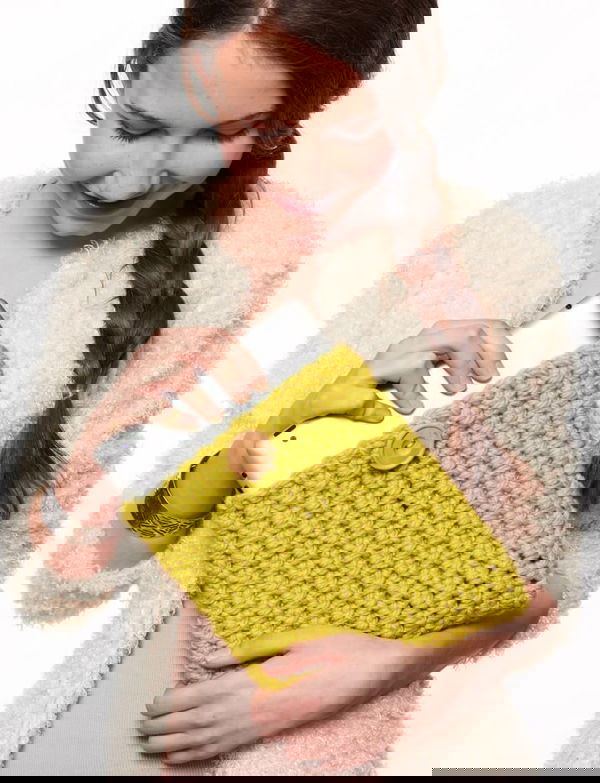 Crocheted iPad Case