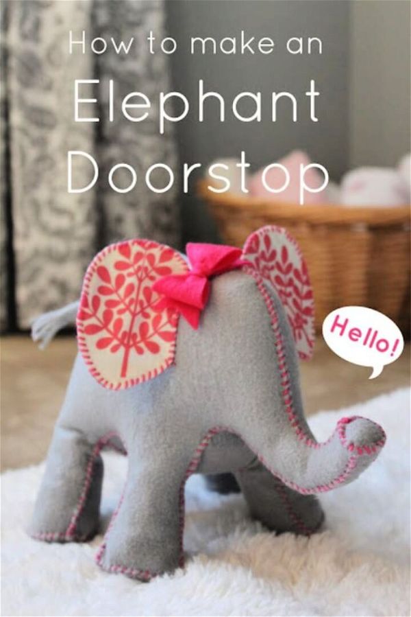 Elephant Doorstop