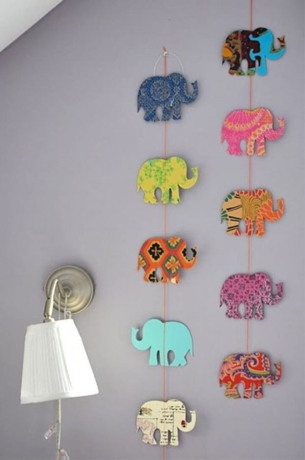 DIY Elephant Garland