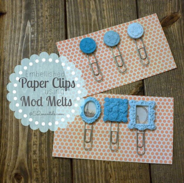 Embellished Paper Clips Mod Melts