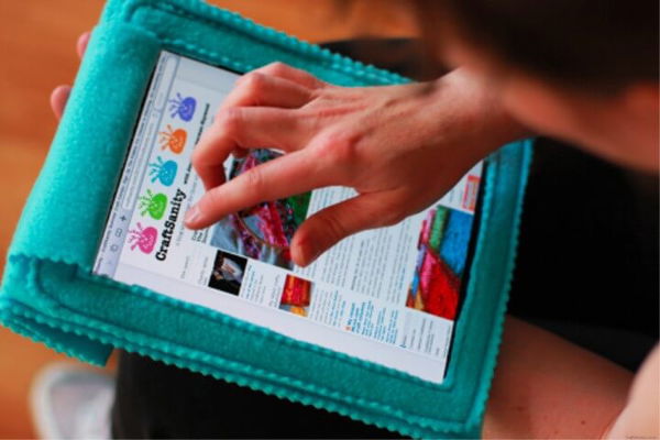 Fleece iPad Cozy