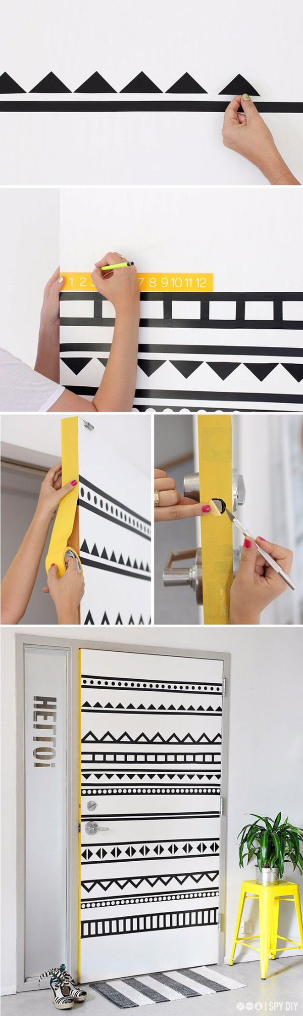 DIY Graphic Door