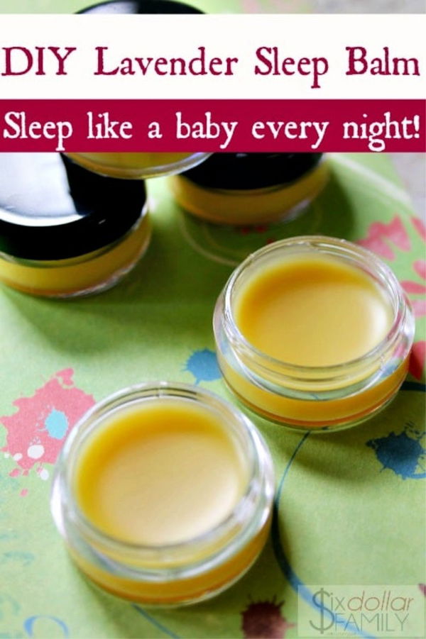 DIY Lavender Sleep Balm