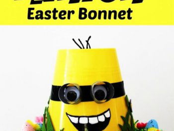 DIY Minion Easter Bonnet