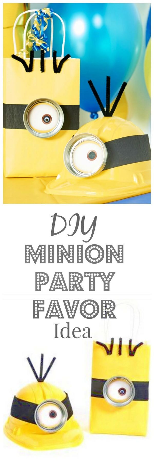 DIY Minion Party Favors