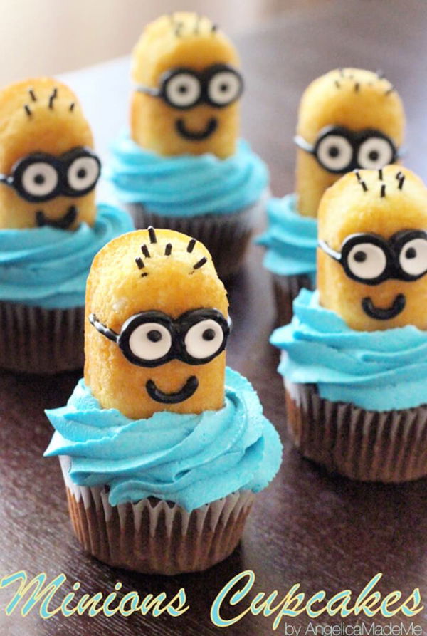 minions twinkie cupcakes