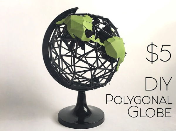 DIY Polygonal Globe 