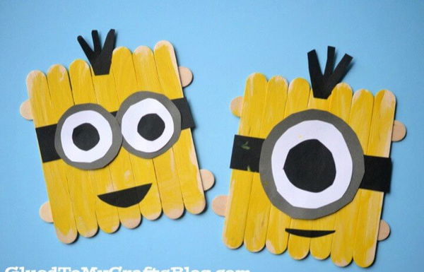 Popsicle Stick Minions